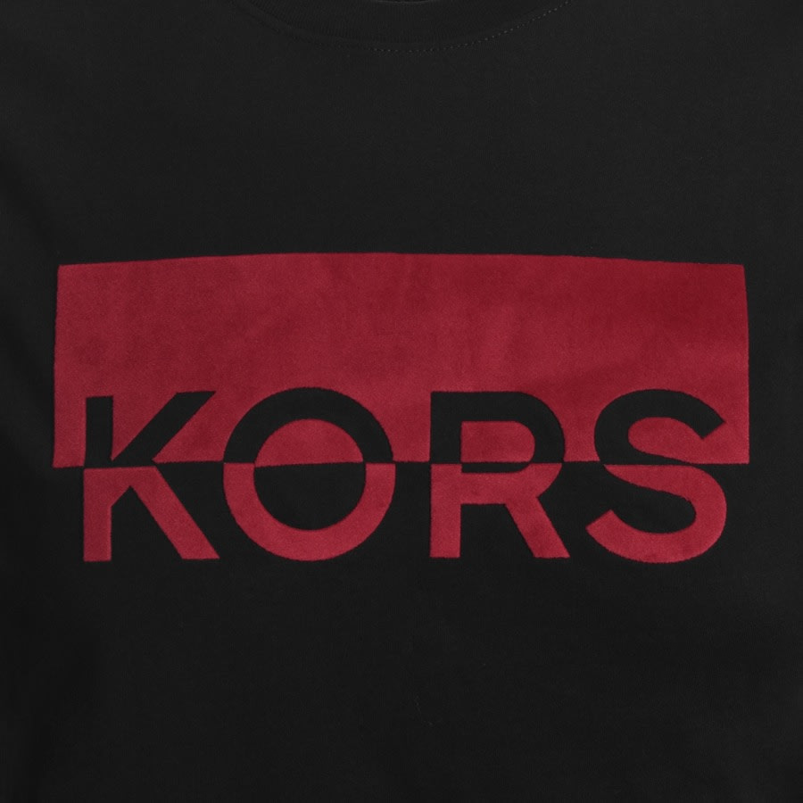 Alternative Image for ProductMichael Kors Split Block Logo T Shirt Black3
